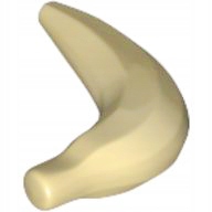 

Lego Jedzenie Owoc Banan Beżowy 6294490 33085
