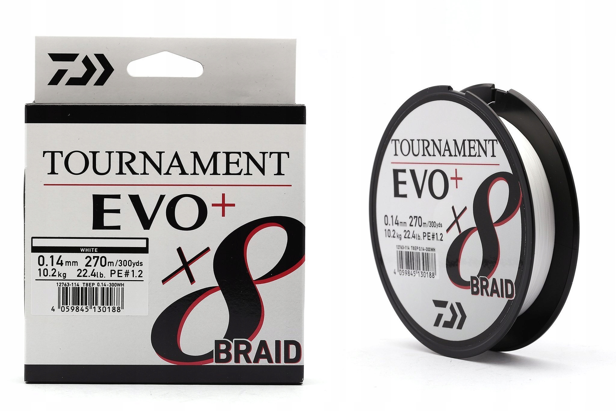 Plecionka Daiwa Tournament 8X Evo+ 135m-0,14mm