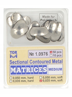 Pol Matryce sekcyjne Tor 0,035 soft/medium 50szt