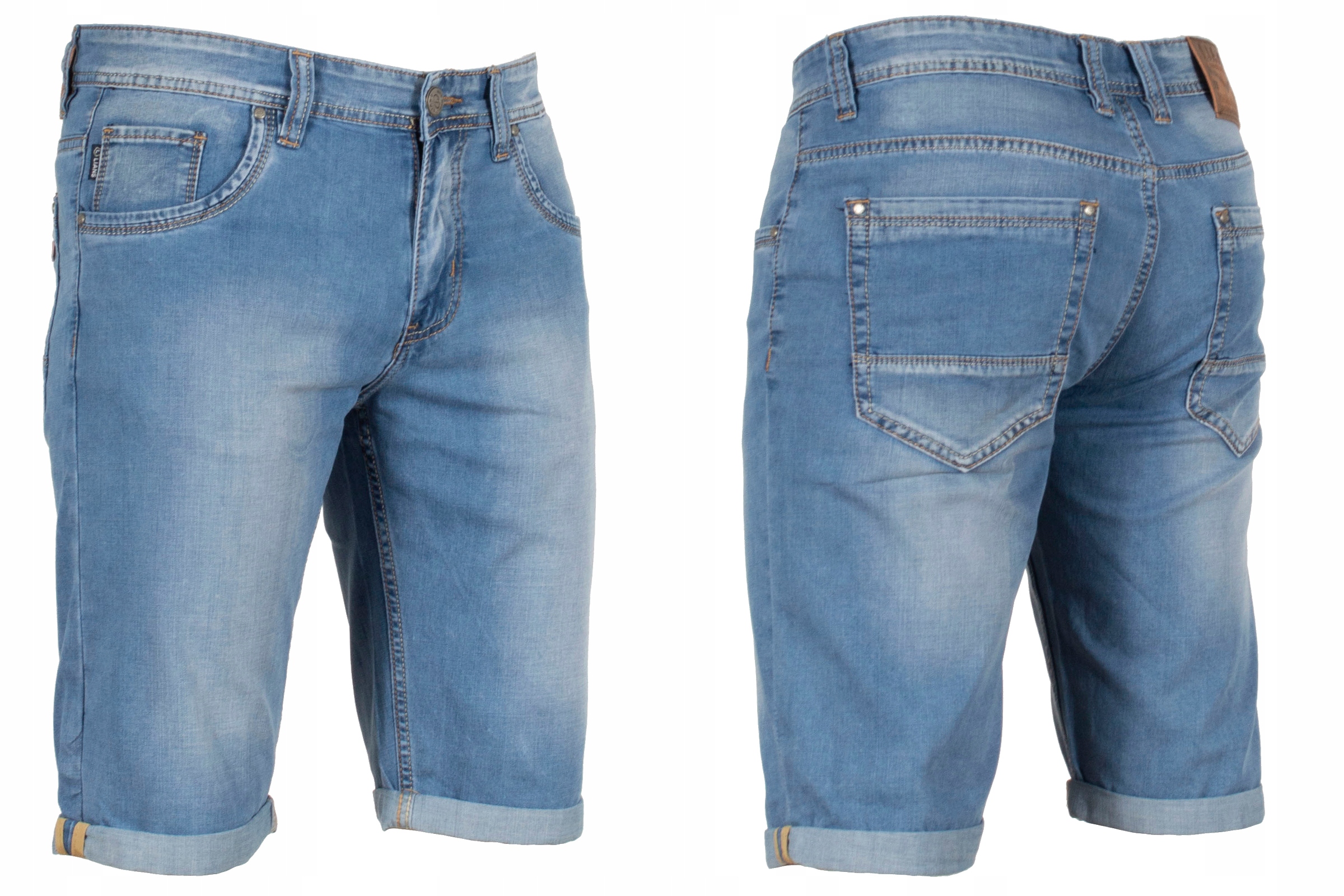 

Krótkie spodnie męskie W:42 110 CM spodenki jeans