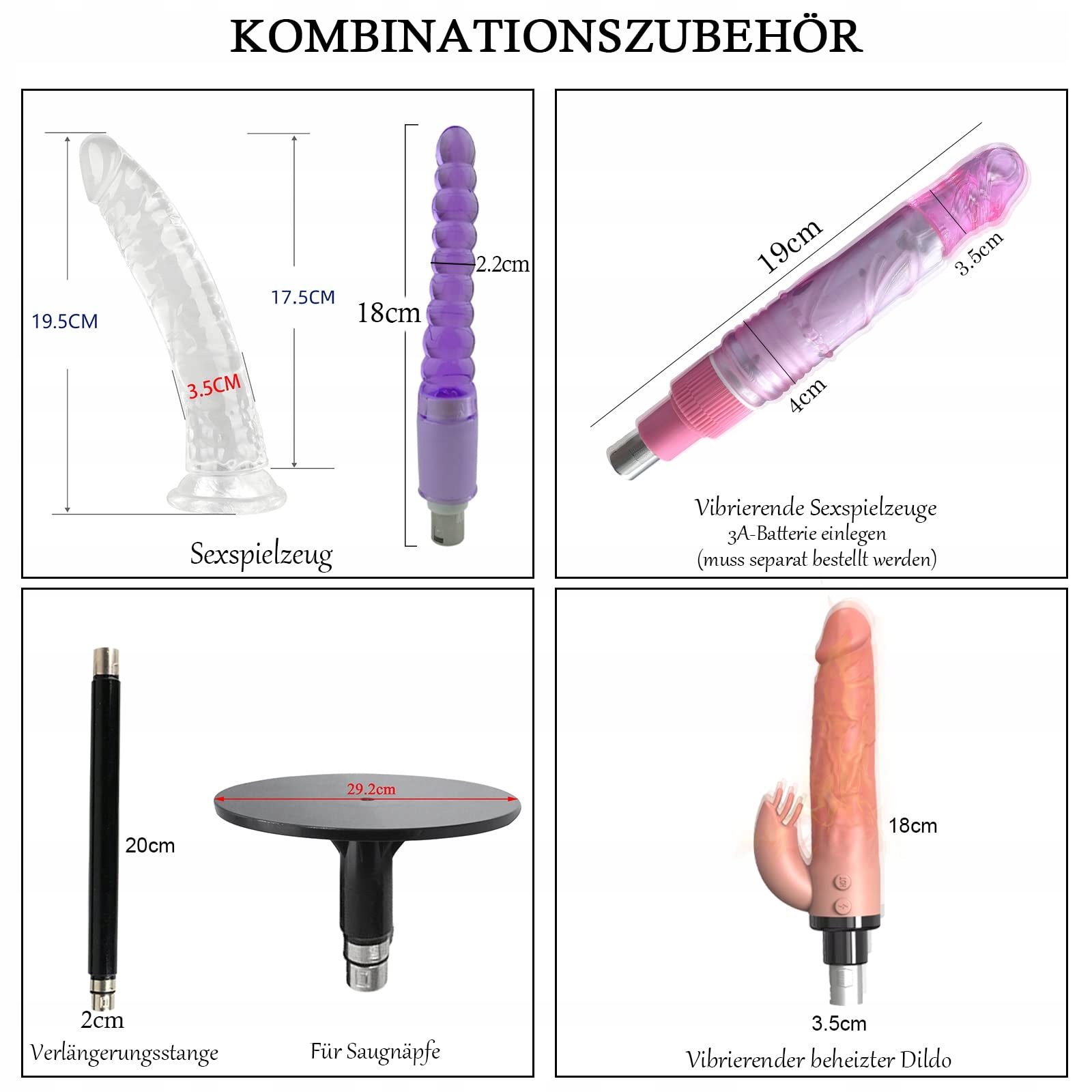 NEUE Automatyczna Maszyna Seksualna Z Dildo Dla Kobiet Mężczyzn Par — miniatura 2