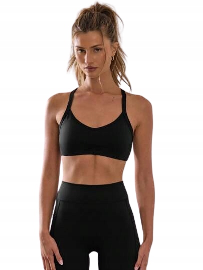 Shein Czarny Top Sportowy Damski Na Ramiączkach M 1GH
