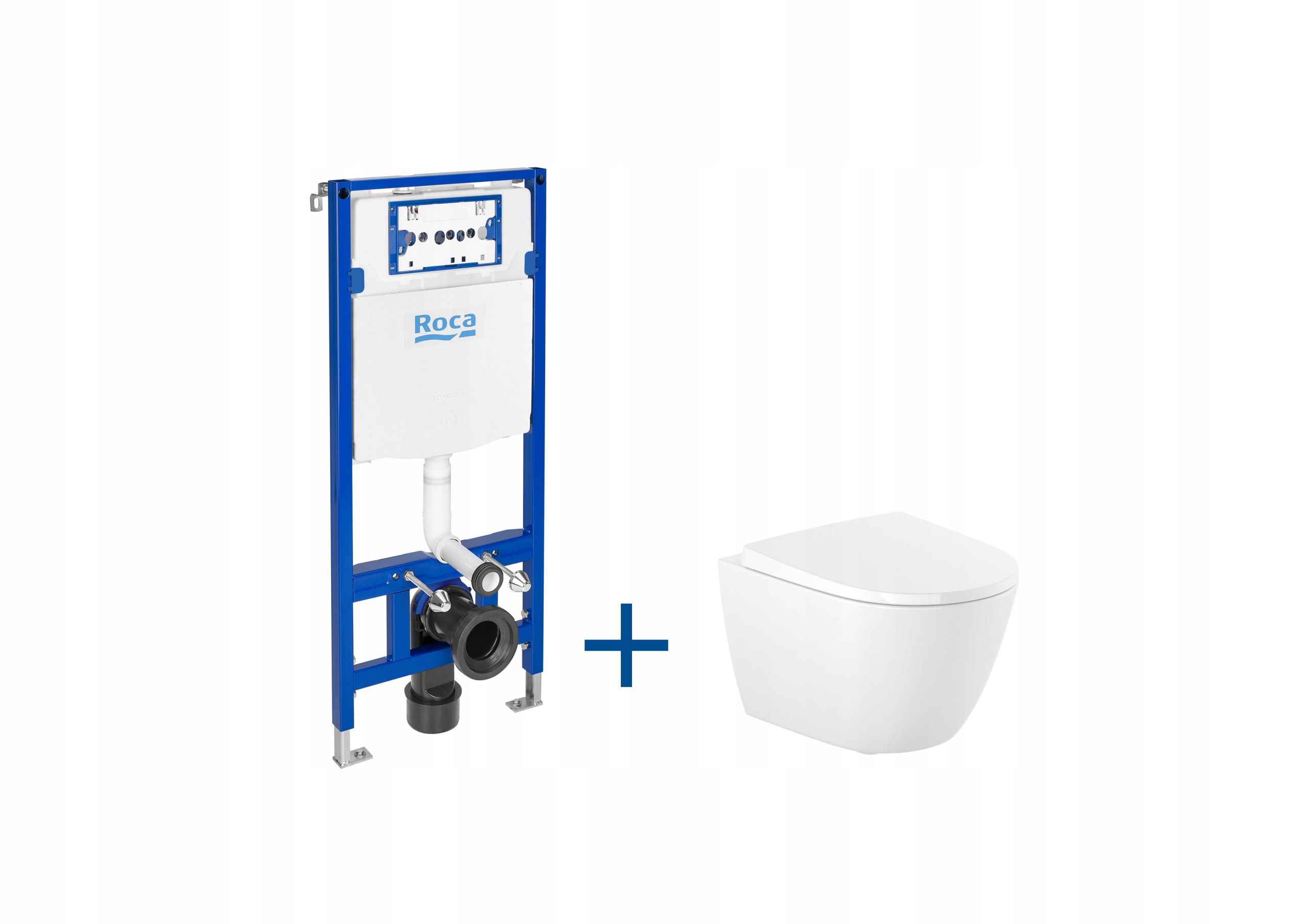 Roca Duplo One Ona Rimless Compacto Z Deską A893106400