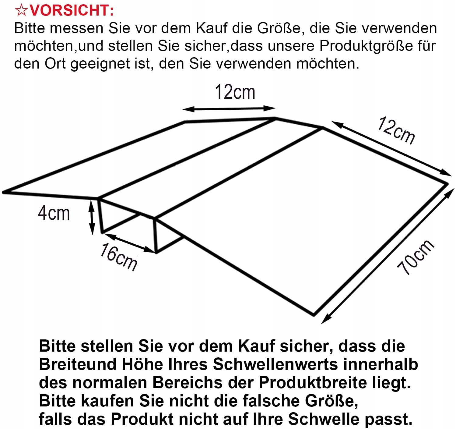 RAMPA DO WOZKOW INWALIDZKICH PROG ALUMINIOWA Weight with packaging 4 kg