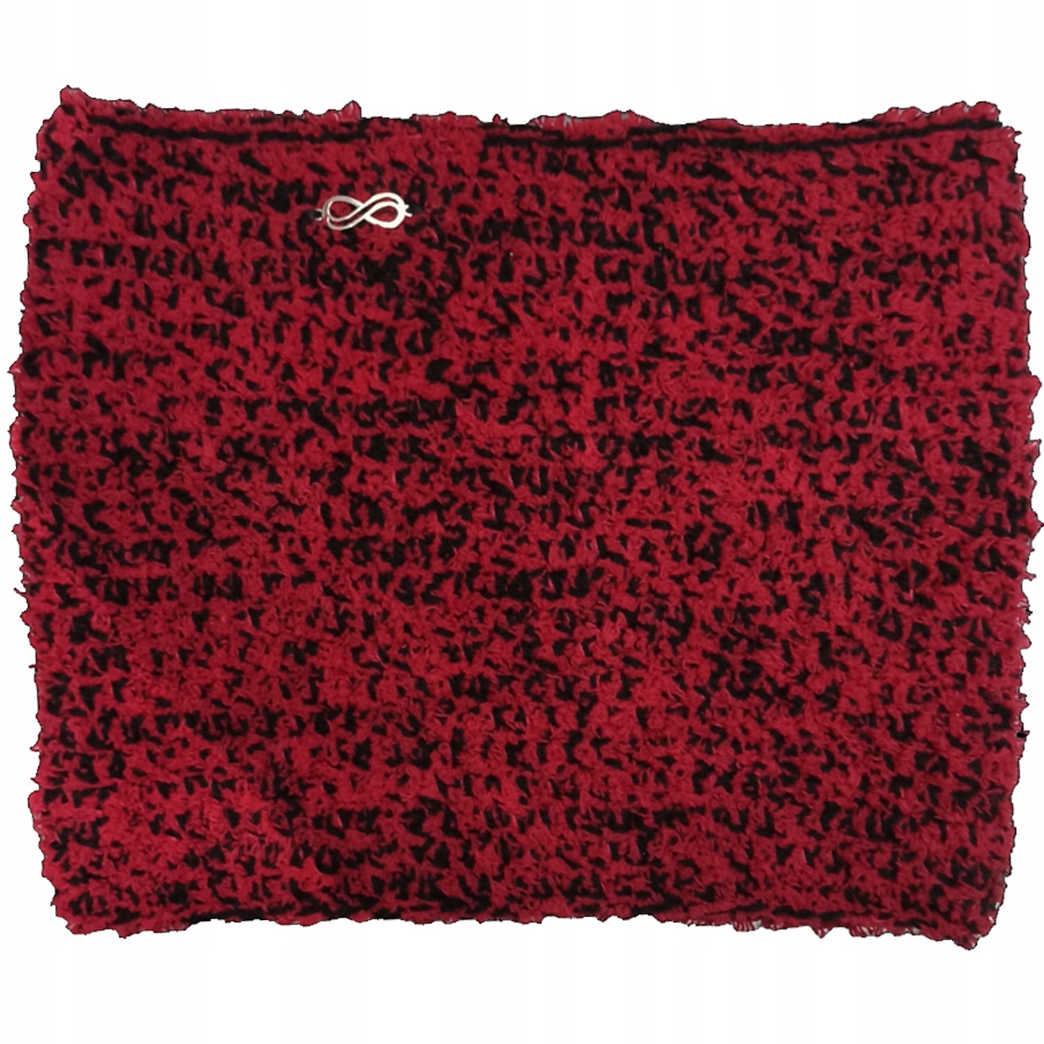 nákrčník Milu Soft handmade háček šála bordó černá