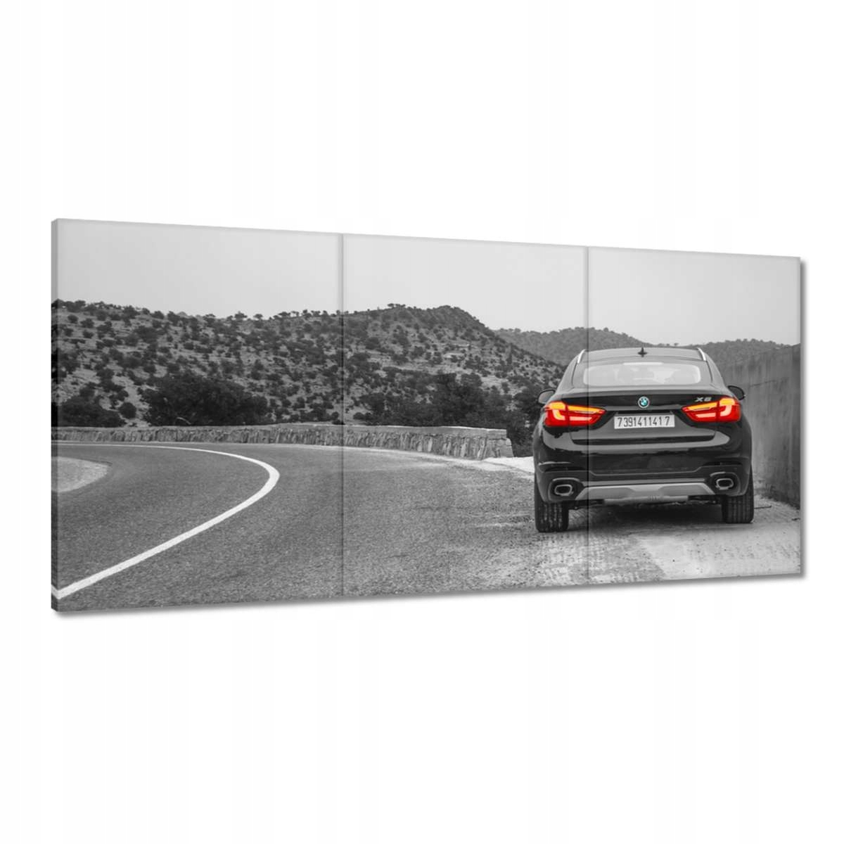 Obrazy 180x90 Bmw čierne X6