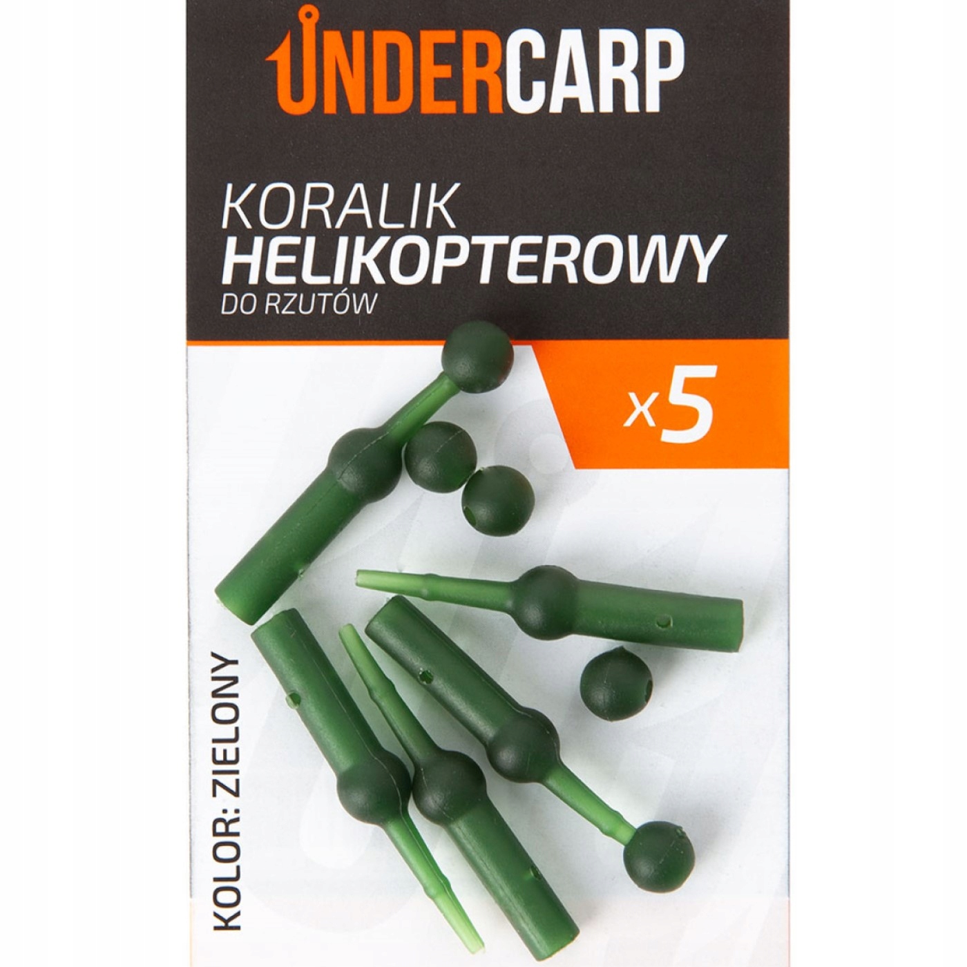 Koralik Helikoperowy Do Rzutów Zielony Undercarp