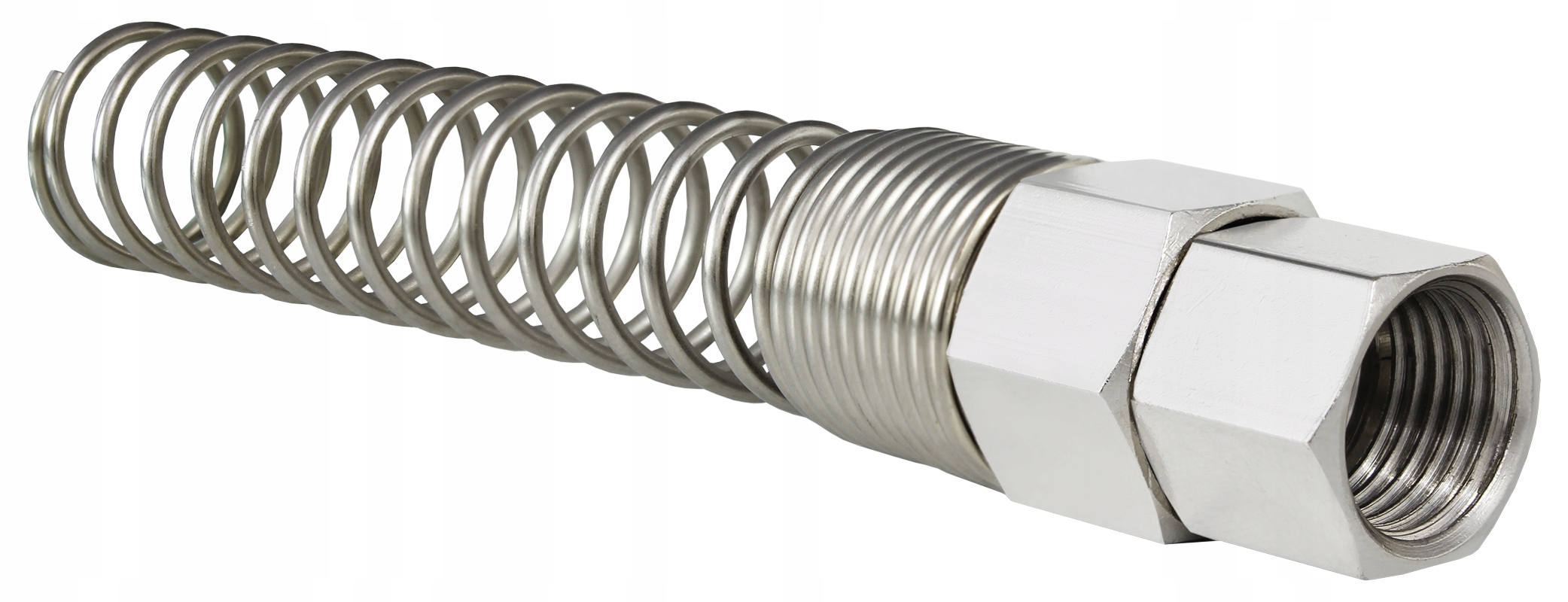 Końcówka z sprężyną na wąż 12x8 mm 1/4"w