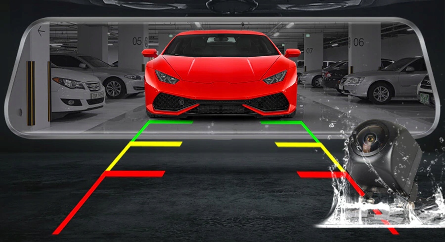 REJESTRATOR W LUSTERKU FULL HD 9.66 KAMERA COFANIA Model P-1Pro