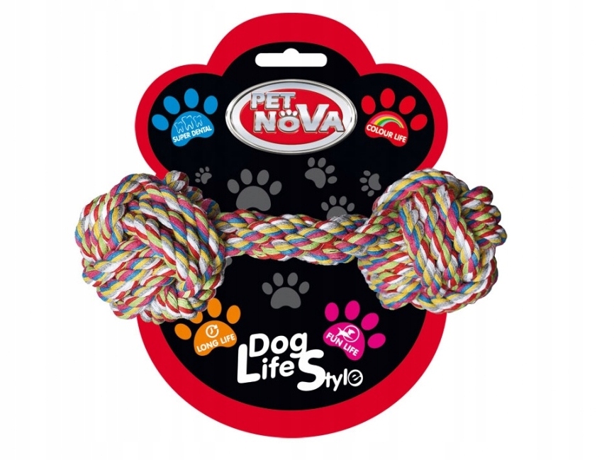 

Pet Nova Superdental Hantel czyszczący zęby 17cm
