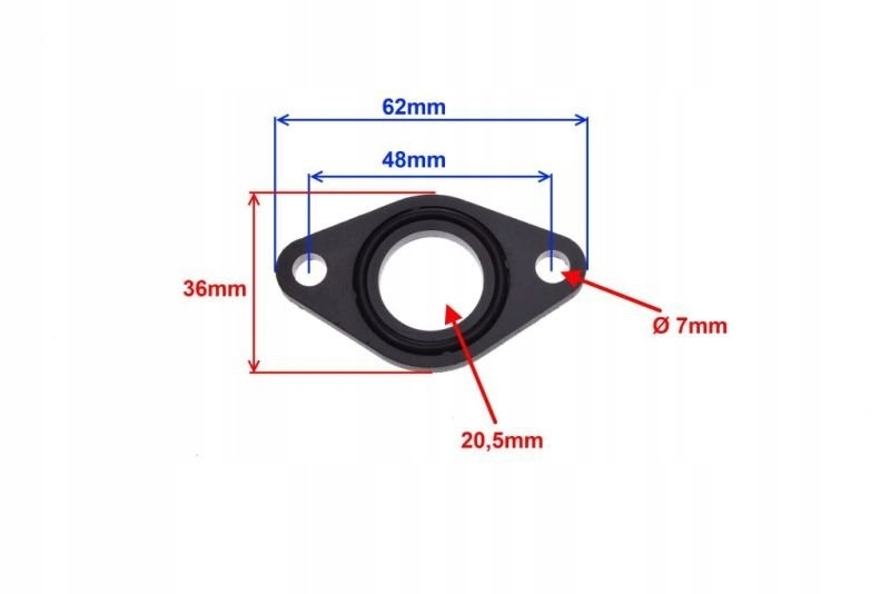 PODKŁADKA EBONITOWA KRÓĆCA ATV CROSS 110-125 Producent Wilmat