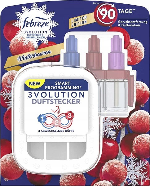 

Febreze 3Volution Winterbeeren starter+wkład 20ml