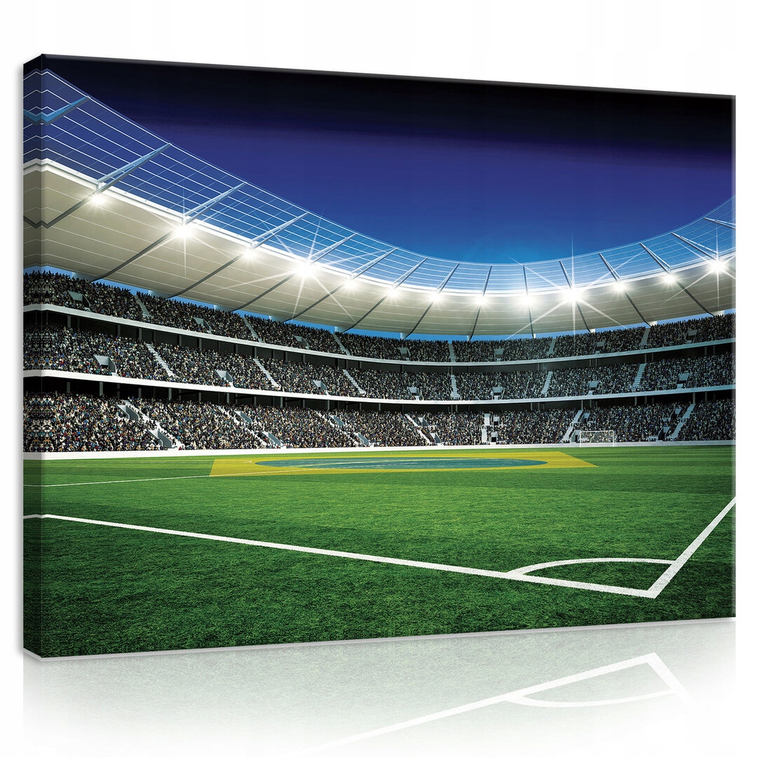 Obraz 80x60 Fotbalový stadion aréna zápas fanoušci sport fotbal noc