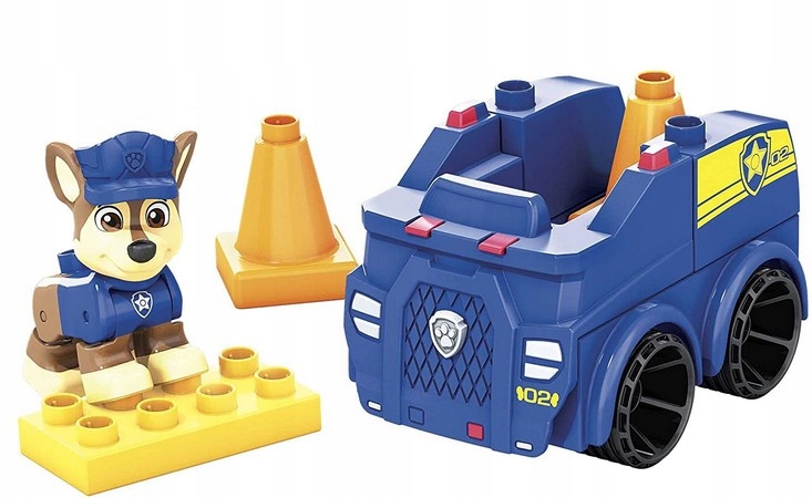 MEGA BLOKS PSI PATROL RADIOWÓZ PATROLOWY CHASE ZESTAW KLOCKÓW KLOCKI Marka MEGA