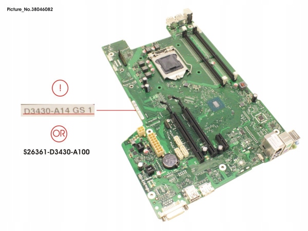 Deska Fujitsu D3430-A100 Skylake H110 Fujitsu Esprimo D556 New