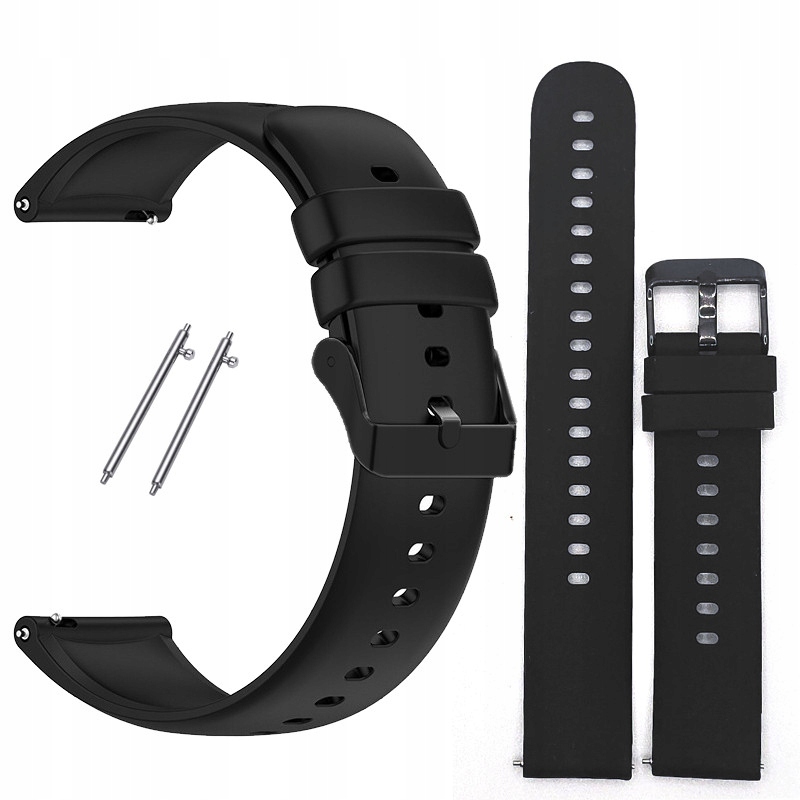 Pásek k hodinkám Chytré Hodinky Univerzální silikonový 18 mm #k O L O R Y