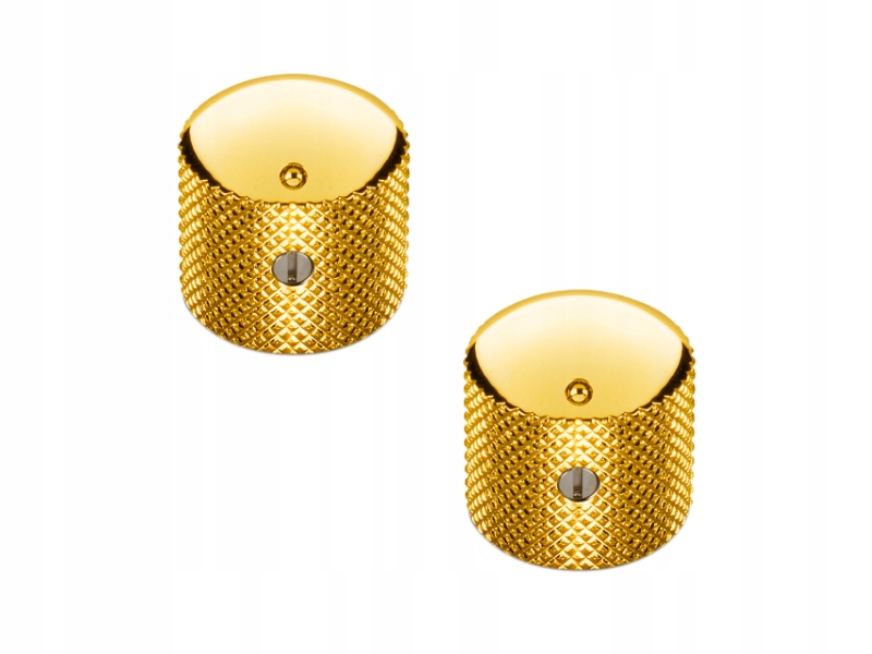 Kovové knoflíky na šroubek Schaller Dome (gd)