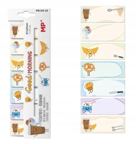 KARTECZKI SAMOPRZYLEPNE INDEKSUJĄCE GOOD MORNING