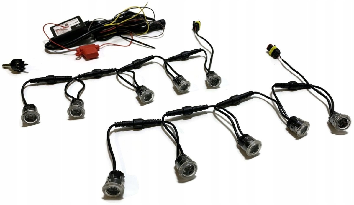 Denní Svícení 5 Led Kulaté Flex Bodové Světlo