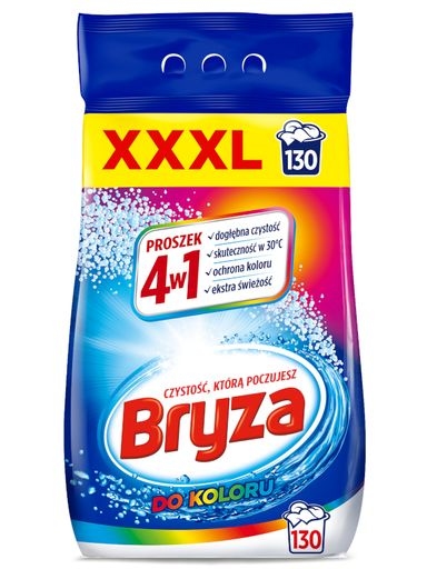 Levně Bryza 4v1 na barvu Prášek na praní 8,45 kg