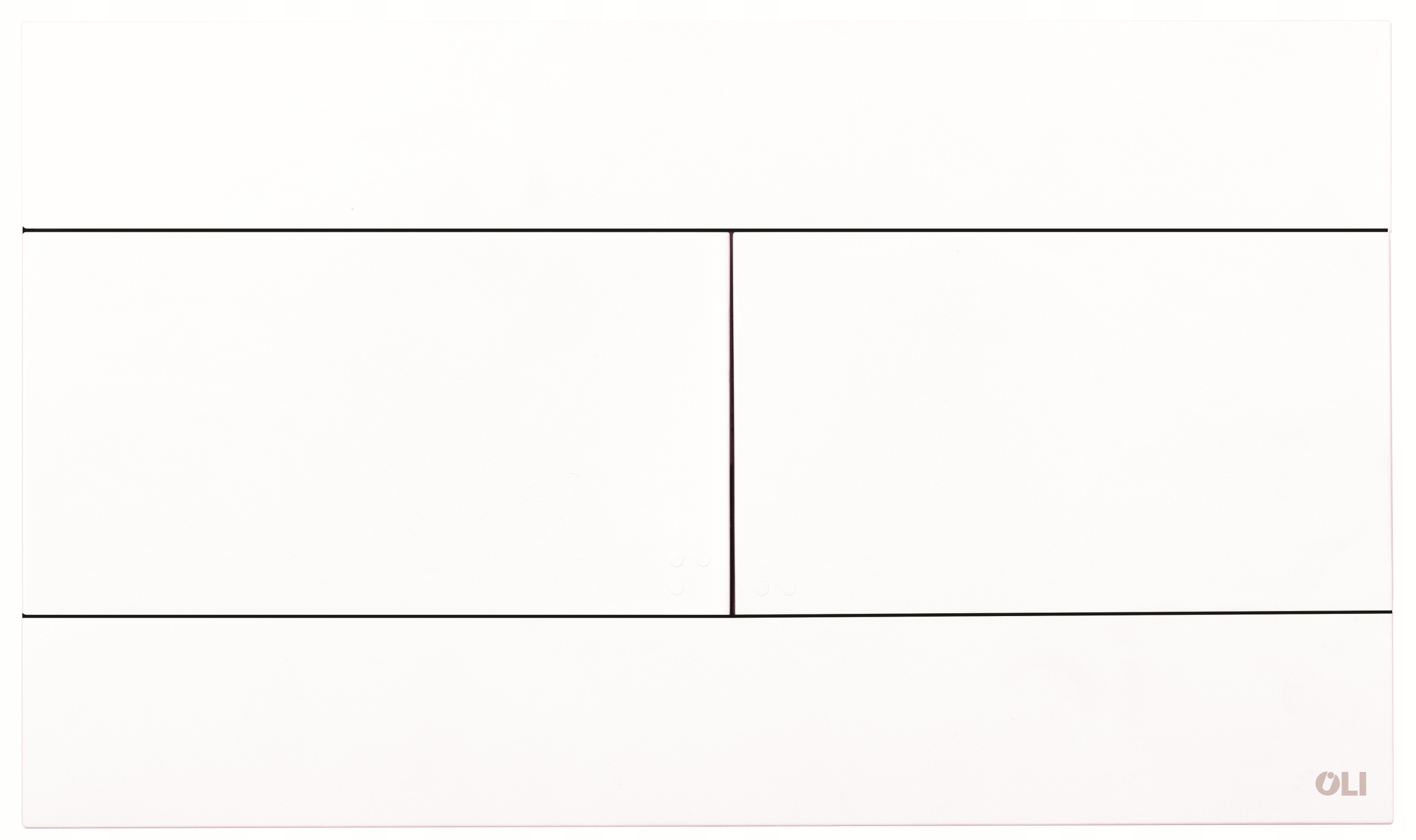 Splachovací Wc tlačítko Bílý Mat pro rošt Koło Slim