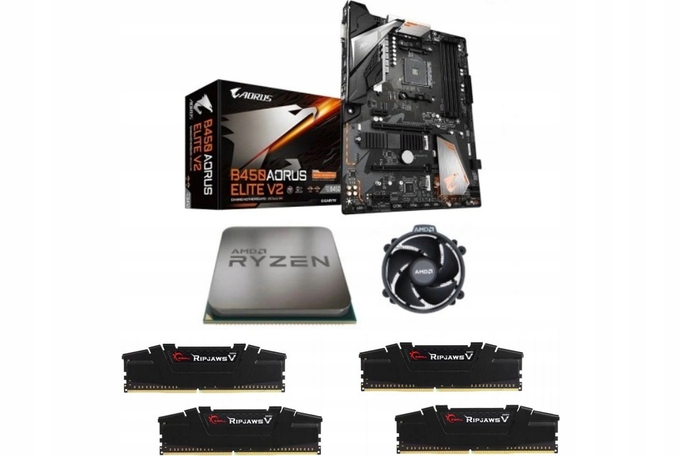 Ryzen 7 3700X & B450 Aorus Elite セット Gigabyte B450 AORUS ELITE - Płyty główne Socket AM4 - Sklep