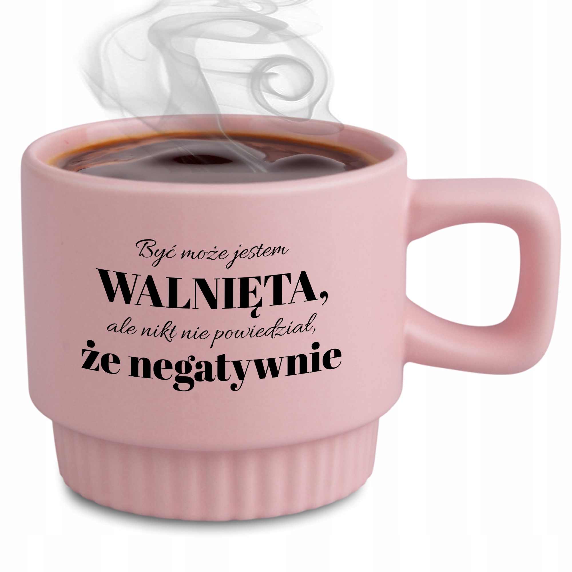 Ryhovaný Hrnček, Elegantný Darček Do Kancelárie, Ružový Možno Som