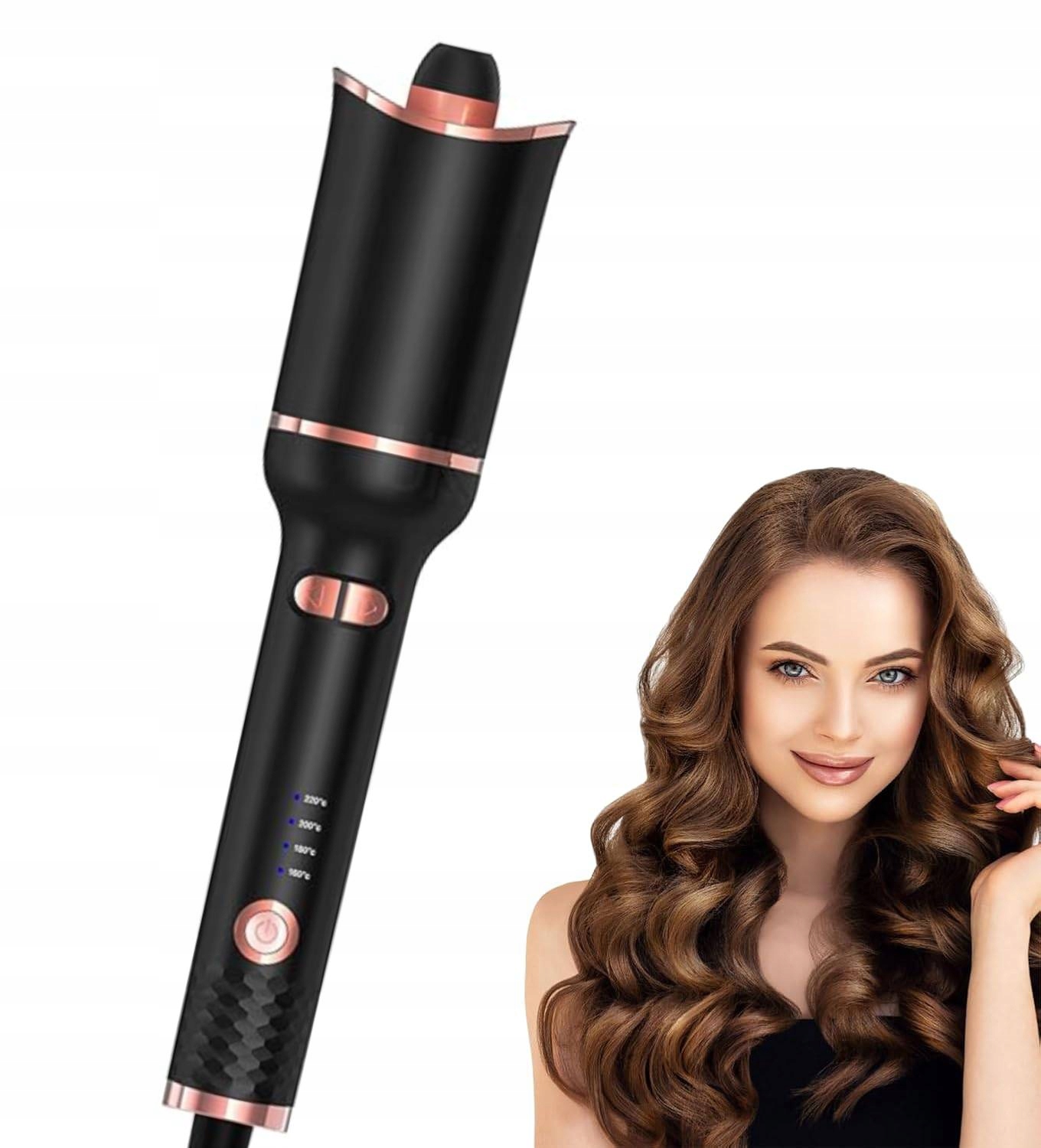 Automatická kulma s časovačem pro styling natáčení vlasů Hřeben točí