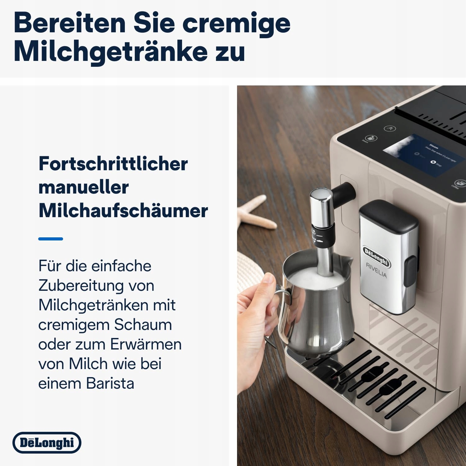 DE'LONGHI RIVELIA EKSPRES DO KAWY Z MLECZNYM SPIENIACZEM — miniatura 5