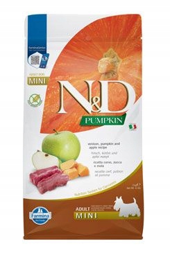 Levně N&d Pumpkin Dog Adult Mini Venison & Apple 2kg
