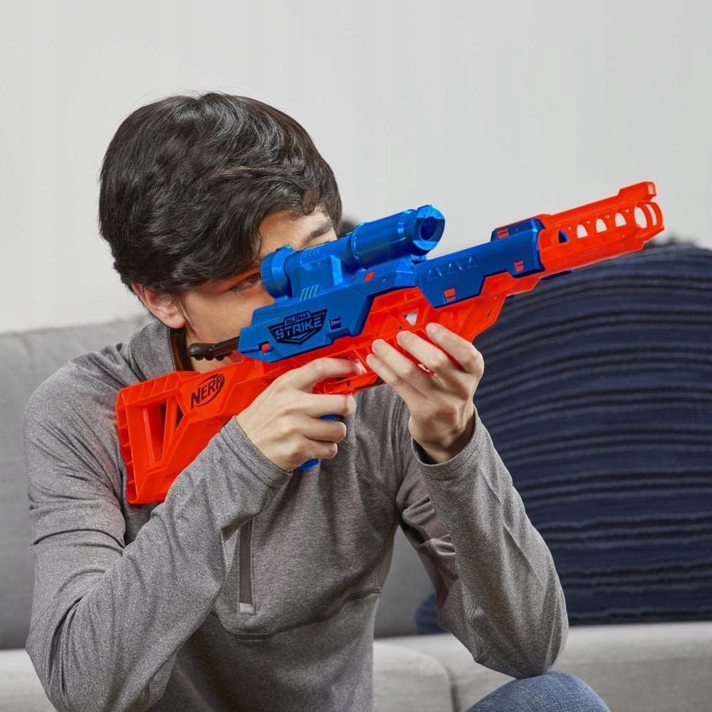 NERF ALPHA STRZELBA Z LUNETĄ WOLF LR-1+12 STRZAŁEK Marka NERF