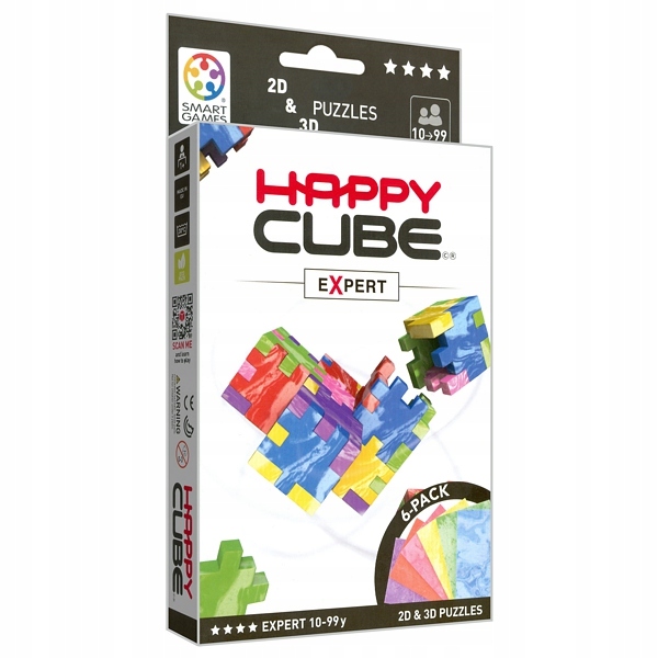 Happy Cube EXPERT (6 łamigłówek 2D & 3D) - SmartGames