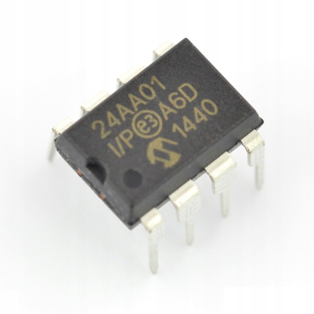 

Pamięć Eeprom 1kb I2C 24AA01-I/P