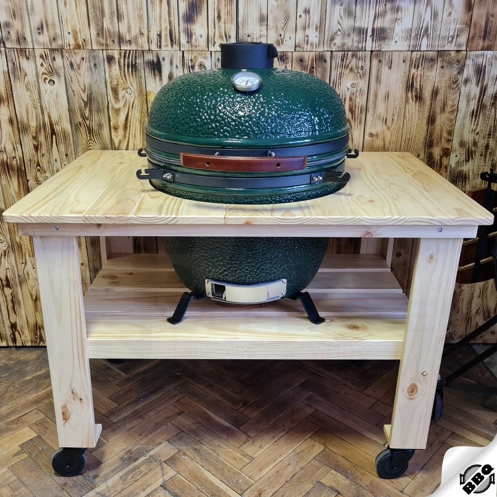 Drevený borovicový stôl na keramický gril Kamado 23,5" Dellinger SmokeFi