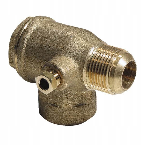 ZAWÓR ZWROTNY 3/4"wew - 3/4"zew / 1/4 GU