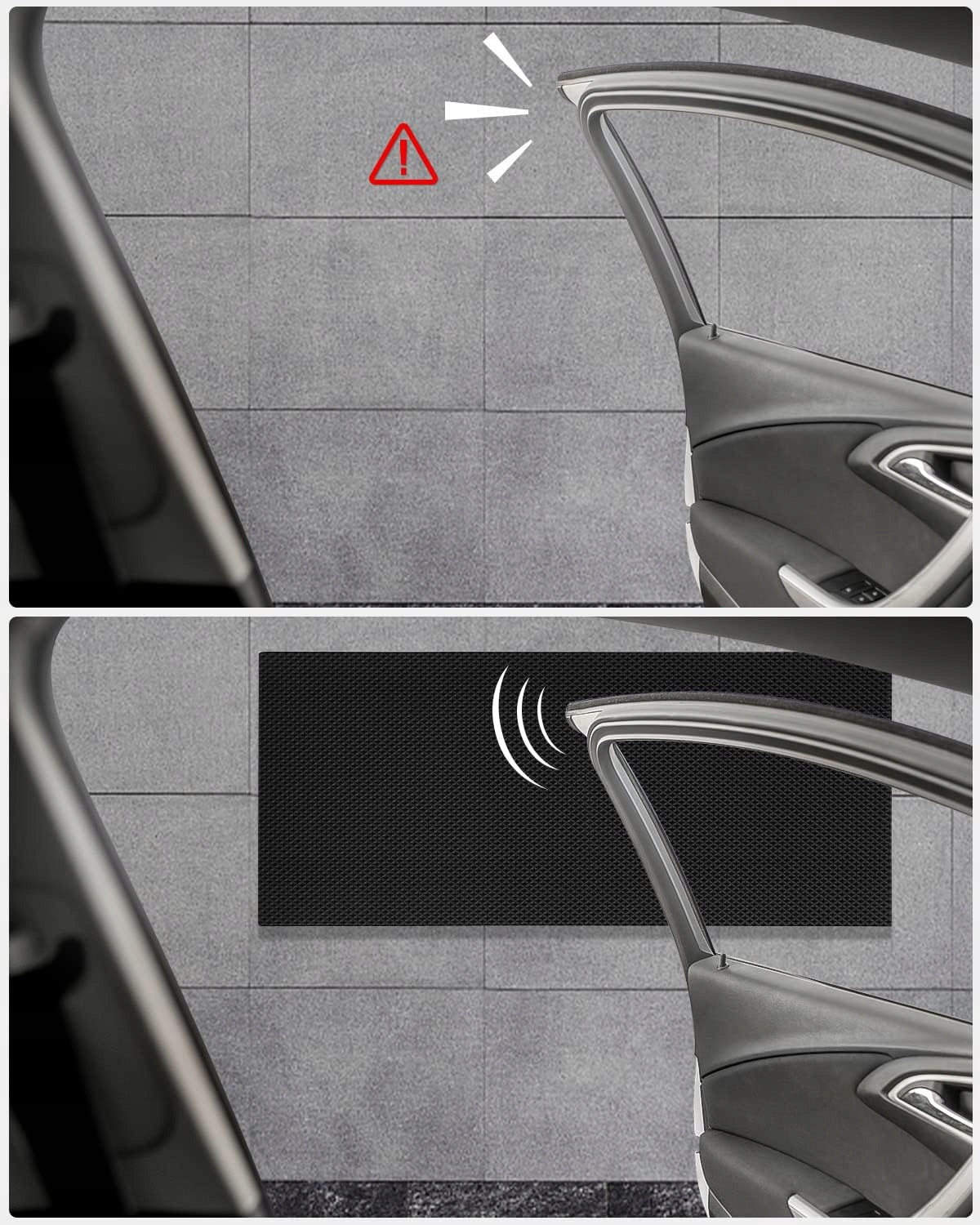 PIANKA OCHRONNA NA ŚCIANĘ GARAŻU ODBOJNIK MATA OCHRONA DRZWI 4 SZT Marka inna