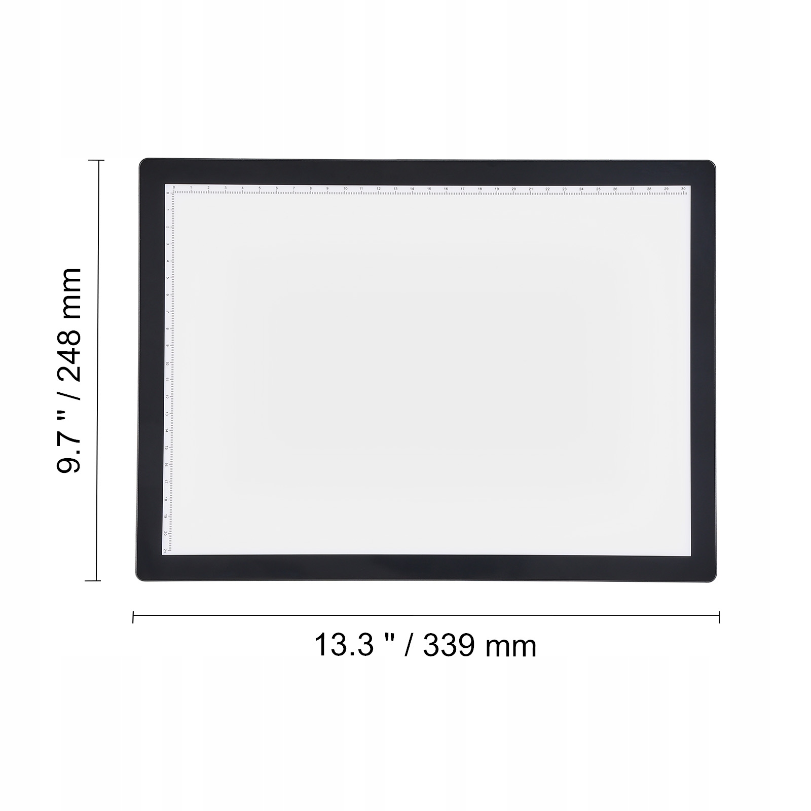 A4 LED Light Board Rechargeable Tracing Pad 5 Level Ściemnialna jasność Marka Vevor