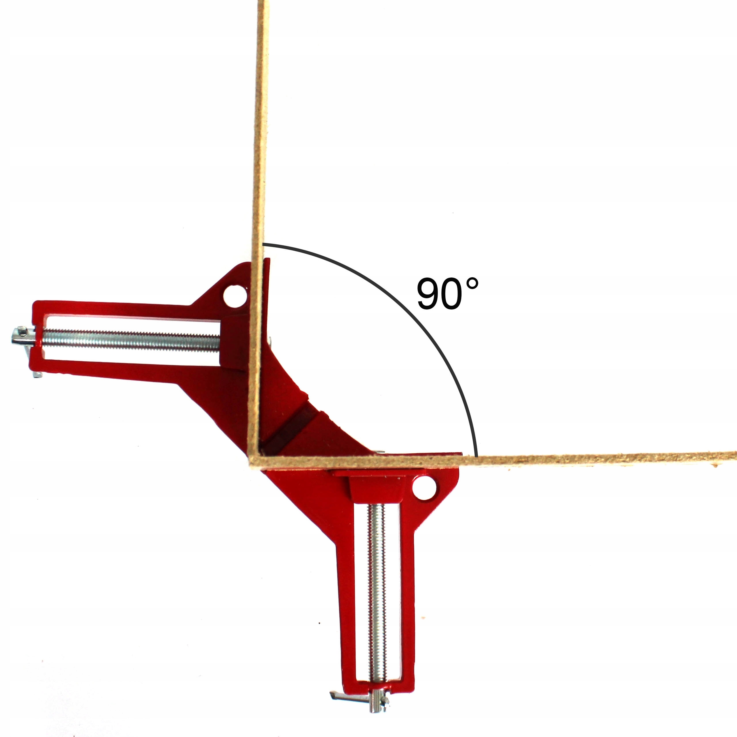 ŚCISK STOLARSKI KĄTOWY KRZYŻOWY IMADŁO ALU 90st Kod producenta V07301
