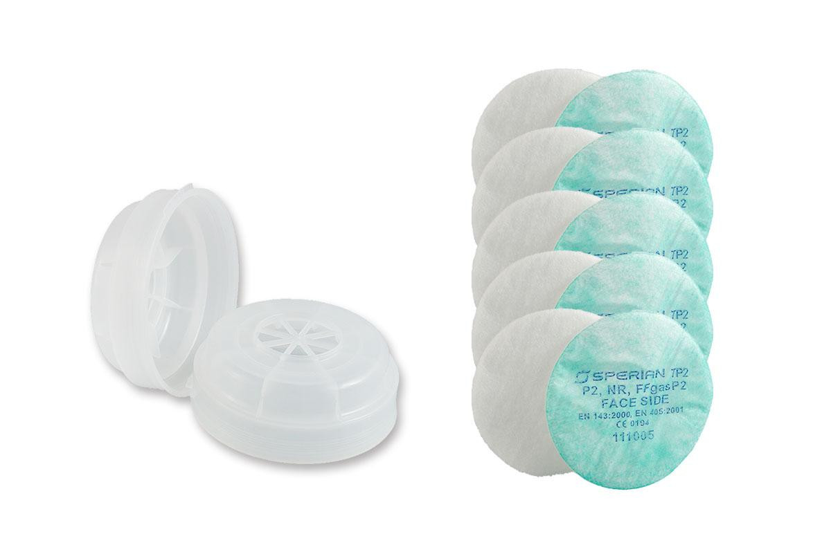 DEVILBISS Obudowa x2 + Filtr P2 x10 do półmaski