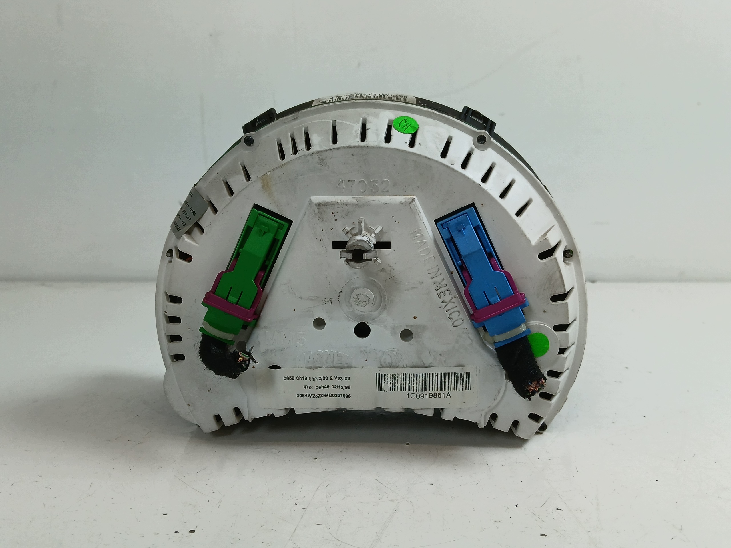 VW NEW BEETLE 1.9 TDI dials dials 1C0919861A