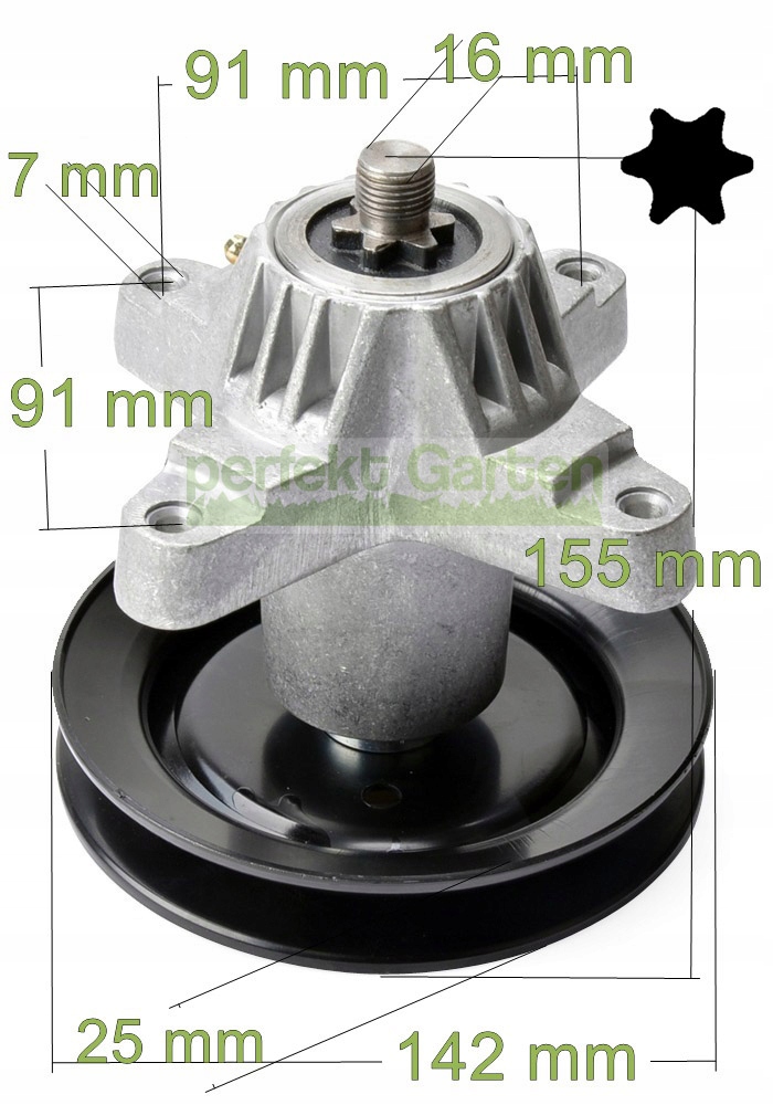 Mandrela noża Gutbrod Murray 618-04495A 918-04495A • Cena, Opinie