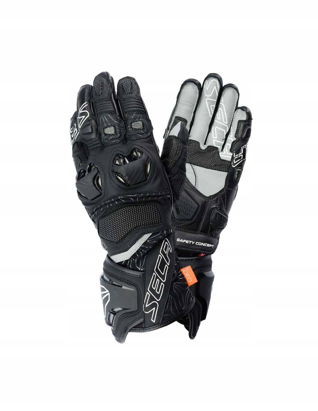 RĘKAWICE MOTOCYKLOWE SECA UKEMI PRO BLACK D3O XXL