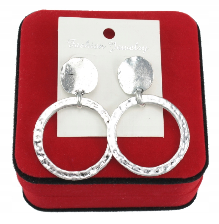 

Kolczyki Srebrne Koła Blaszki