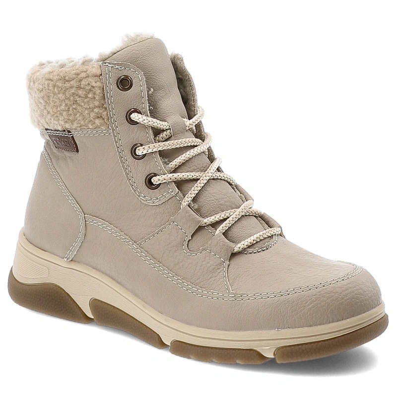 Dámské kotníkové boty Rieker, béžové, L5603-60 Beige