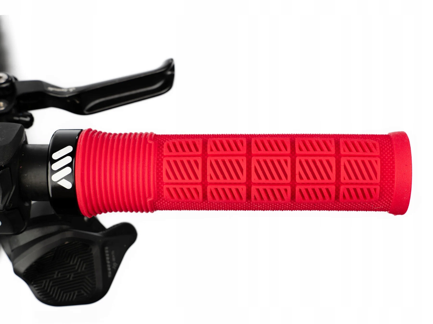 Manetki Chwyty Rączki Gripy Rowerowe Ams Rise Grips Czerwone