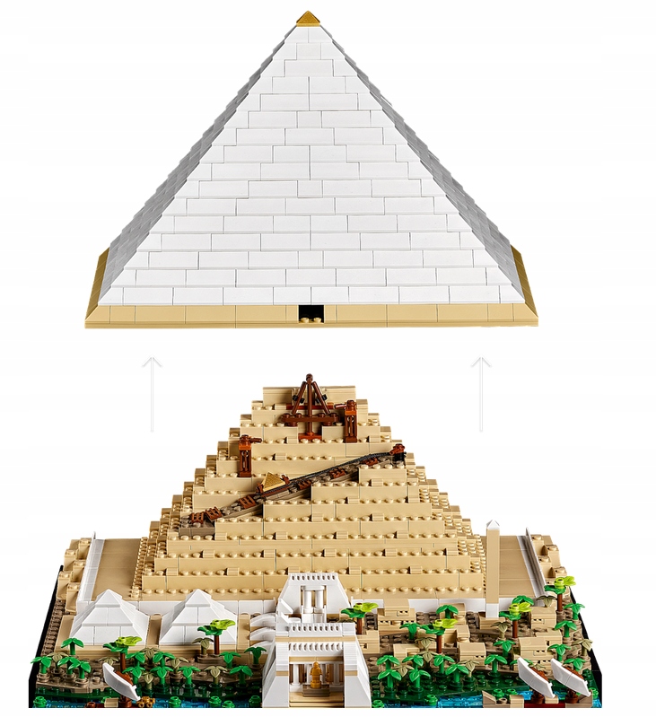 LEGO ARCHITECTURE 21058 - PIRAMIDA CHEOPSA Wiek dziecka 18 lat +