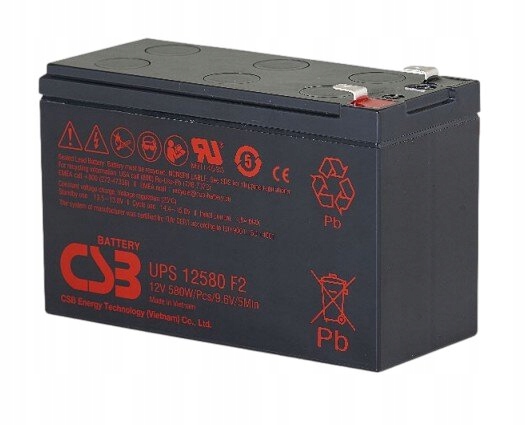 akumulator żelowy Agm Csb UPS12580F2 12V 10,5Ah