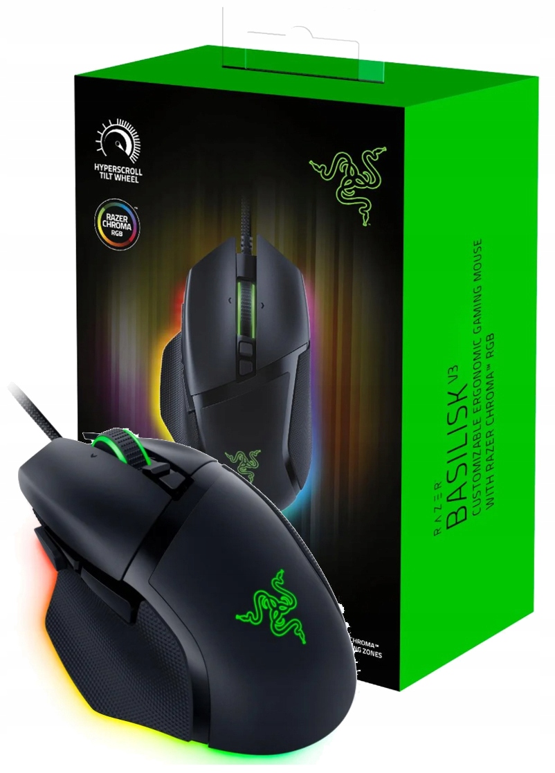 Myš Herní Myš Razer Basilisk V3 26000 Dpi S Rgb Podsvícením