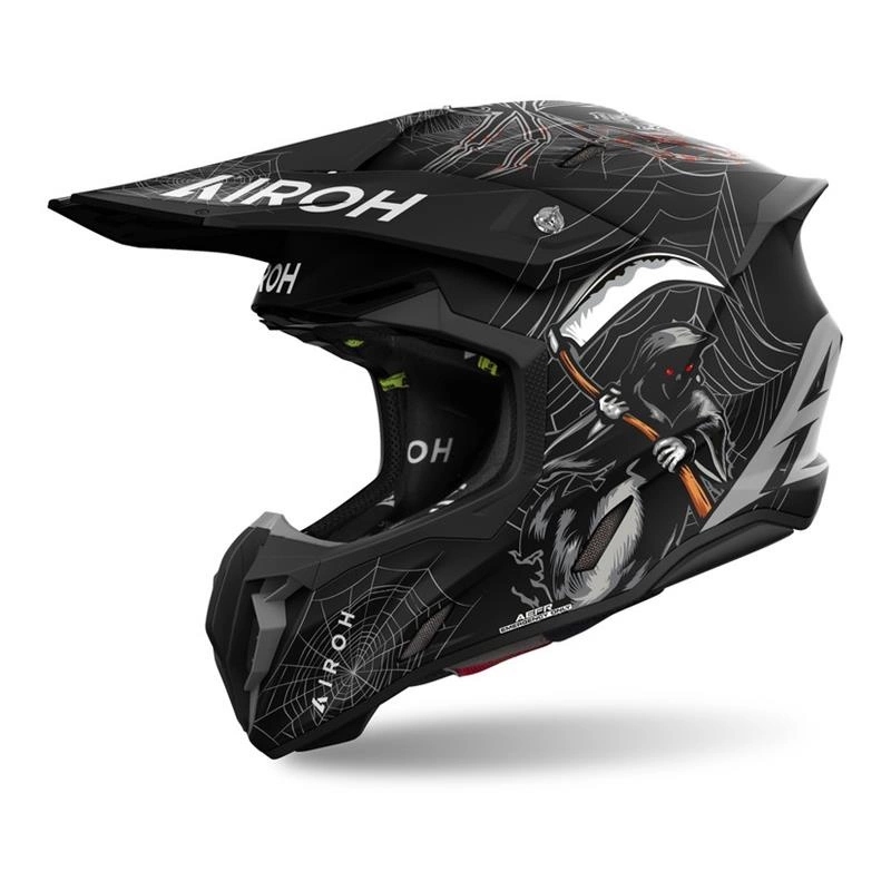 Motocyklová prilba Airoh Twist 3 Arcade Matt čierna šedá Darčeky