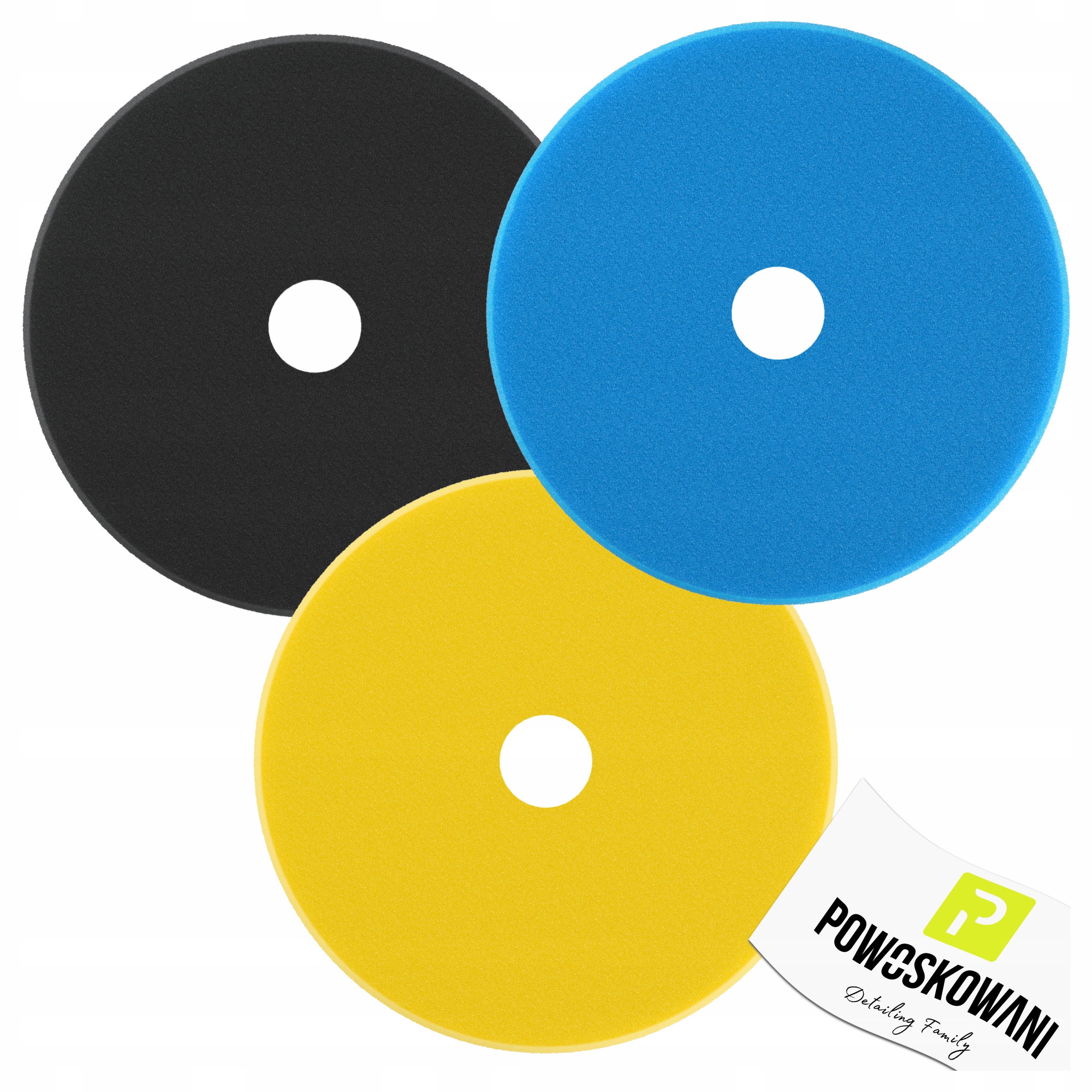 Pady Polerskie 125mm Da Adbl Roller Zestaw 3x Gąbka Hard Cut Polish Finish